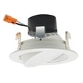 thumbnail image 1 of Elco El416ct5 4" Integrated Led Adjustable Recessed Trim - White, 1 of 1