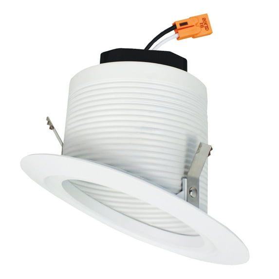 Elco El423ct5 The Slant System 4" Integrated Led Baffle Recessed Trim - White