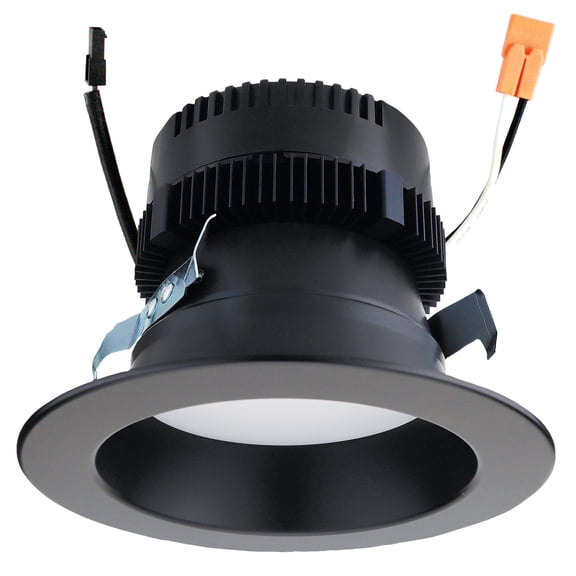 Elco El475ct5d The Ply System 4" Integrated Led Open Recessed Trim - Black