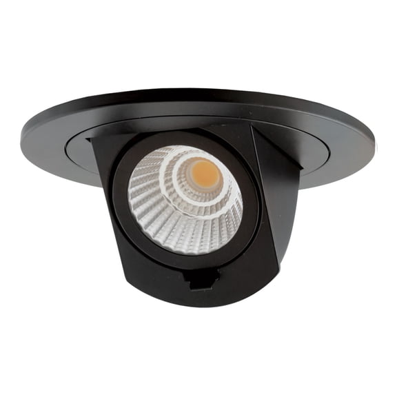 Elco EL49730B 4" Integrated Led Adjustable Recessed Trim - Black