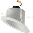 thumbnail image 1 of Elco El511ct5 The Slant System 5" Integrated Led Baffle Recessed Trim - White, 1 of 1