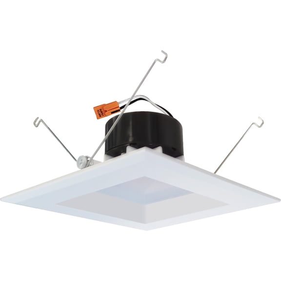 Elco El552ct5 5" Integrated Led Square Recessed Trim - White