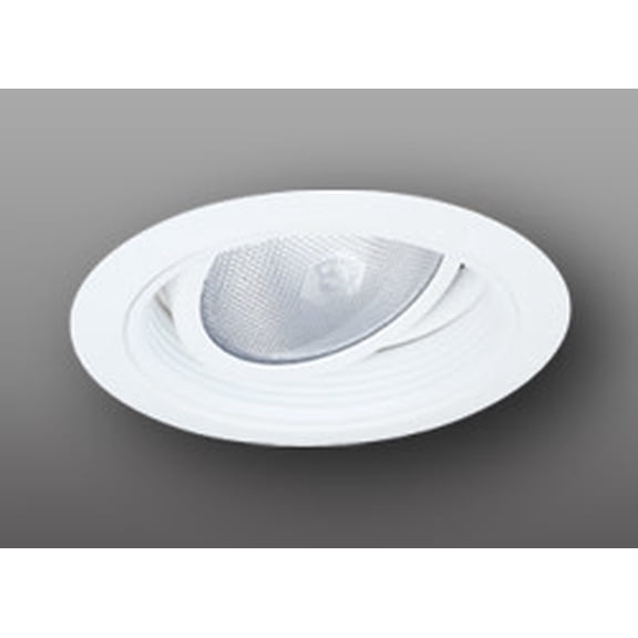 Elco El576 5" Adjustable Regressed Gimbal Ring - White