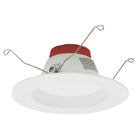 Elco El610sd 5" Integrated Led Baffle Recessed Trim - White