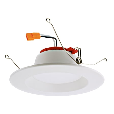Elco El61740 5" Integrated Led Reflector Recessed Trim -1100 Lumens 4000 Kelvin - White