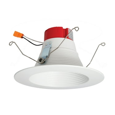 Elco El62127 5" Led Baffle Recessed Trim - White
