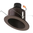 thumbnail image 1 of Elco El714ct5 The Slant System 6" Integrated Led Baffle Recessed Trim - Bronze, 1 of 1