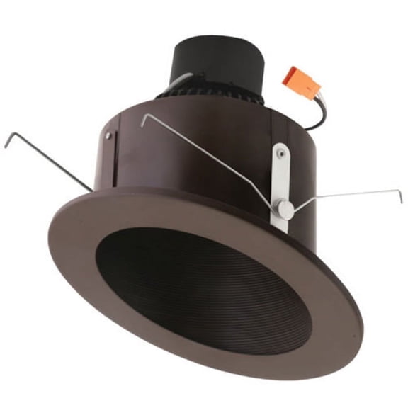 Elco EL714CT5BZ The Slant System 6" Integrated Led Baffle Recessed Trim - Bronze