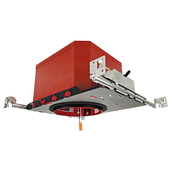 Elco El75ficas New Construction Shallow Recessed Housing For 6" Trims