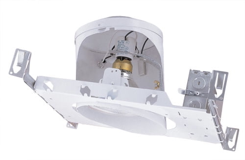 6-Inch Silver Metal Sloped Ceiling IC Housing