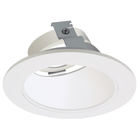 Elco Elk4122 The Koto System 4" Adjustable Round Wall Wash Trim - White
