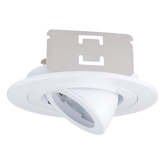Elco ELK4188W The Koto System 4" Die-Cast Adjustable Round Spot Trim - White