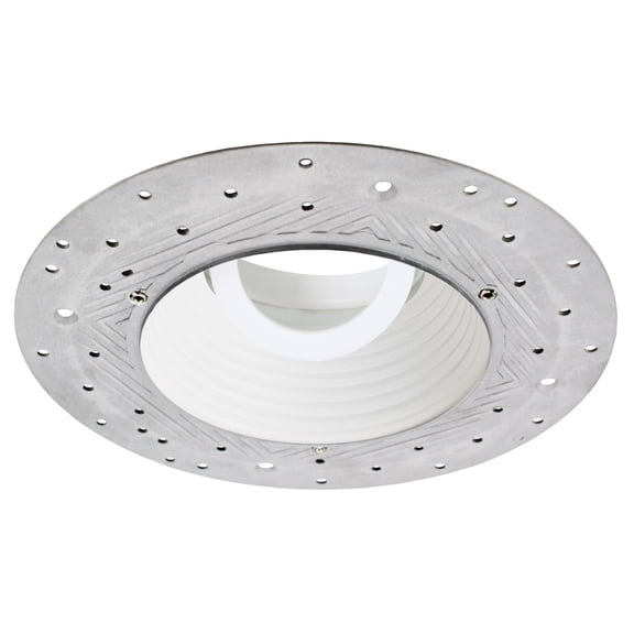 Elco ELK434W The Koto System 4" Adjustable Round Trimless Baffle Trim - White