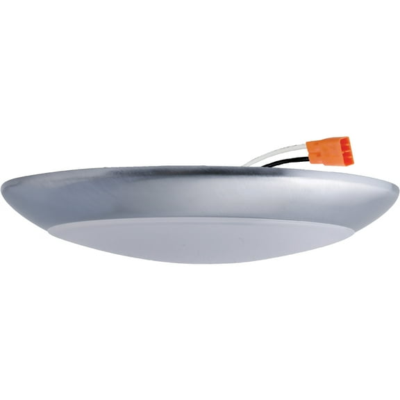 Elco Elsf4030 Alva 6" Wide Led Flush Mount Bowl Ceiling Fixture - Nickel