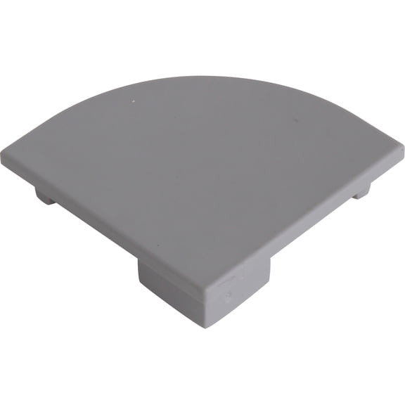 Elco Euden36 Aluminum Channel End Caps - Grey