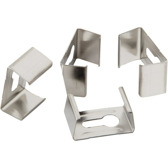 Elco Eudmt31 Aluminum Channel Mounting Clips - Silver