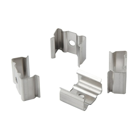 Elco Eudmt32 Aluminum Channel Mounting Clips - Silver