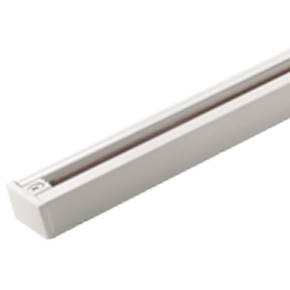 Elco EP004W 48" Single Circuit H-Track Segment - White