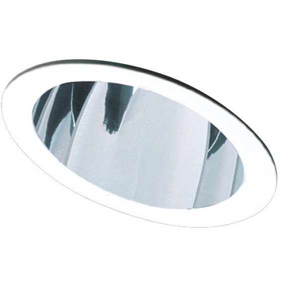 Elco EL616W 6" Cfl Sloped Reflector Trim - White