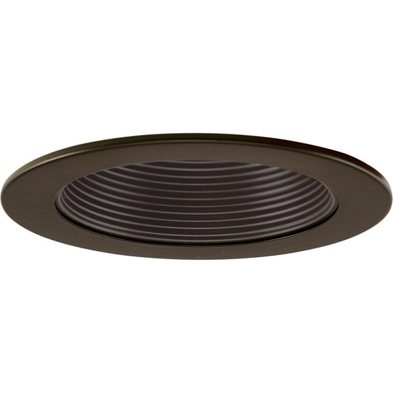 ELCO Lighting EL1424BZ 4-in Round Adjustable Baffle Wall Wash Trim