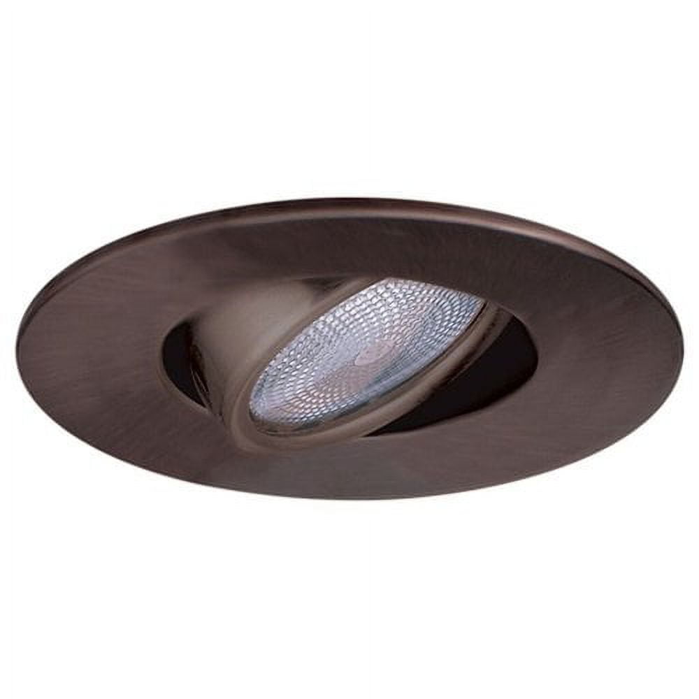 Bronze 4-Inch Adjustable LED Recessed Ceiling Trim