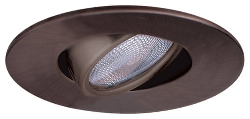 Bronze 4-Inch Adjustable LED Recessed Ceiling Trim