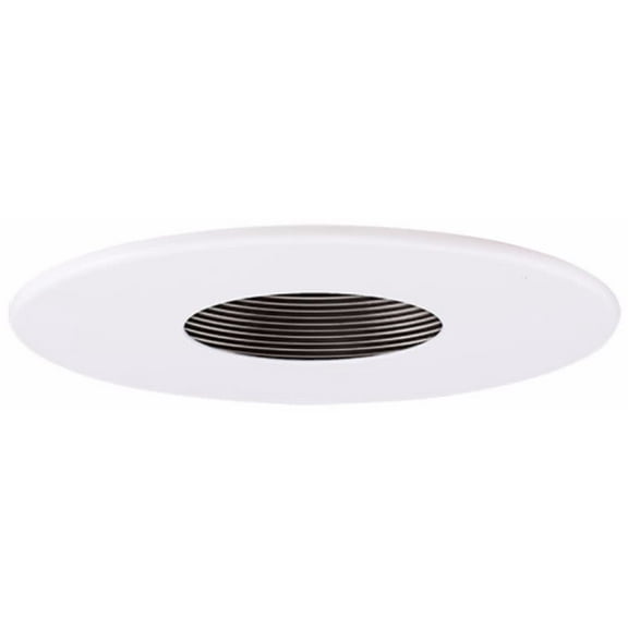 Elco EL1423B 4" Adjustable Pinhole And Baffle Trim - White
