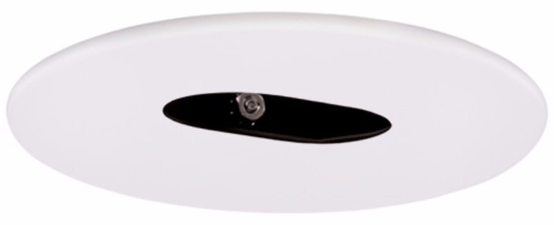 White Glass Adjustable LED Recessed Ceiling Trim, 4-inch