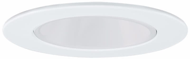 4'' White Aluminum LED Recessed Wall Wash Trim