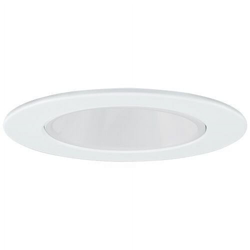 4'' White Aluminum LED Recessed Wall Wash Trim