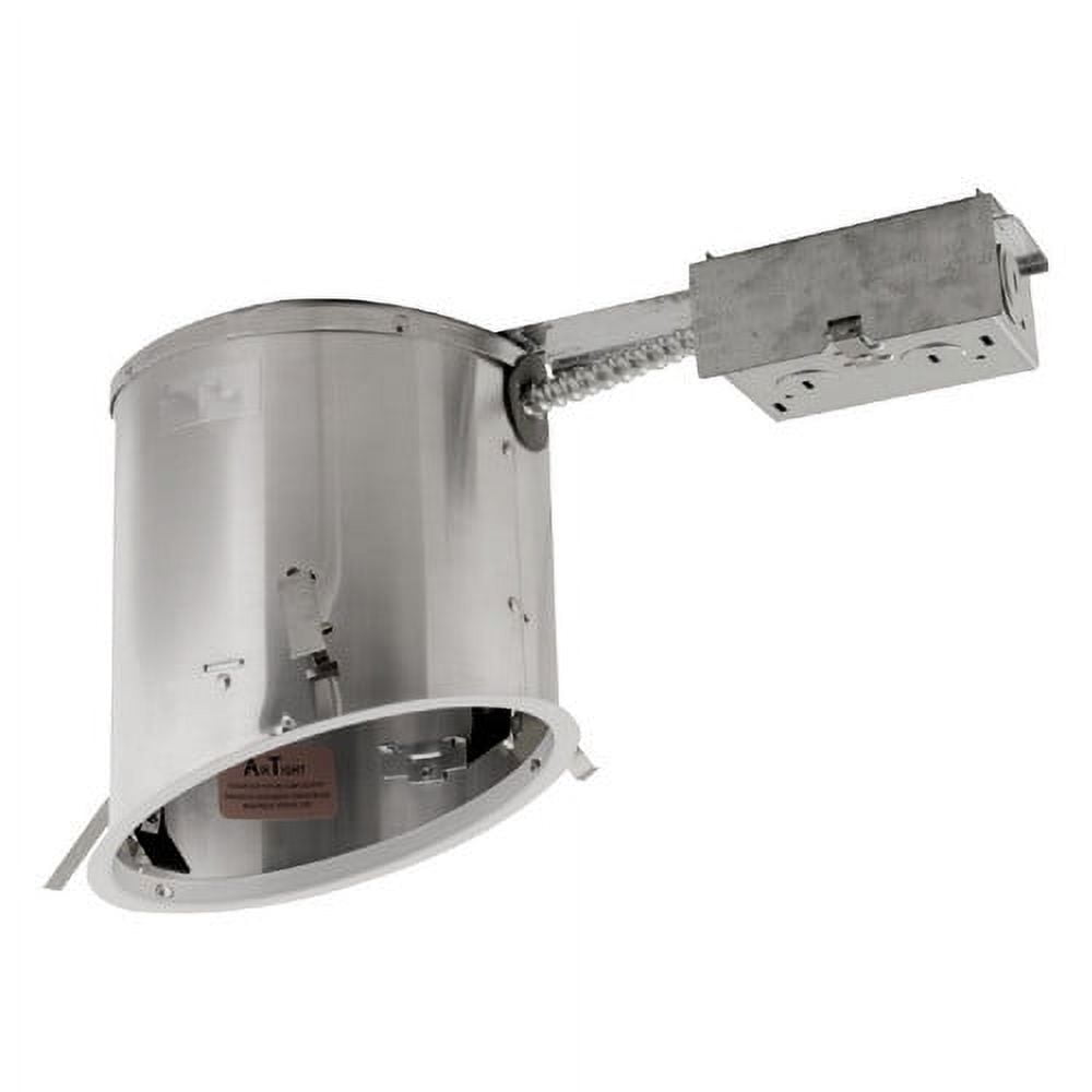 Silver Aluminum Airtight IC Sloped Remodel Recessed Lighting Housing