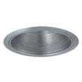 thumbnail image 1 of Elco ELM30N 6" Metal Step Baffle Trim For 6" Recessed Housings - Nickel, 1 of 5