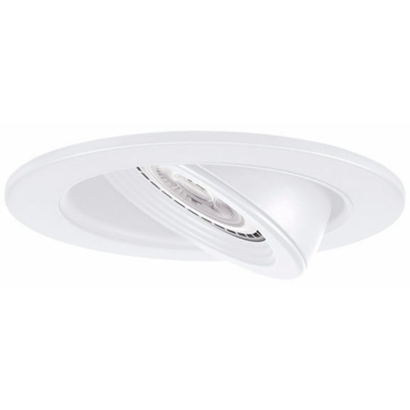 Elco El2688 3" Low-Voltage Diecast Adjustable Pull-Down Trim - White