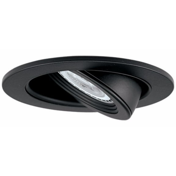 Elco EL2688B 3" Low-Voltage Diecast Adjustable Pull-Down Trim - Black