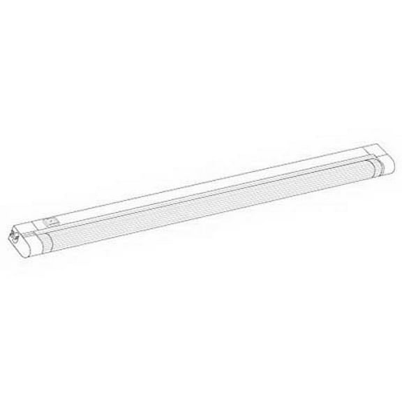 Elco Lighting EUS47W Slimline LED White Polycarbonate Body Undercabinet Light