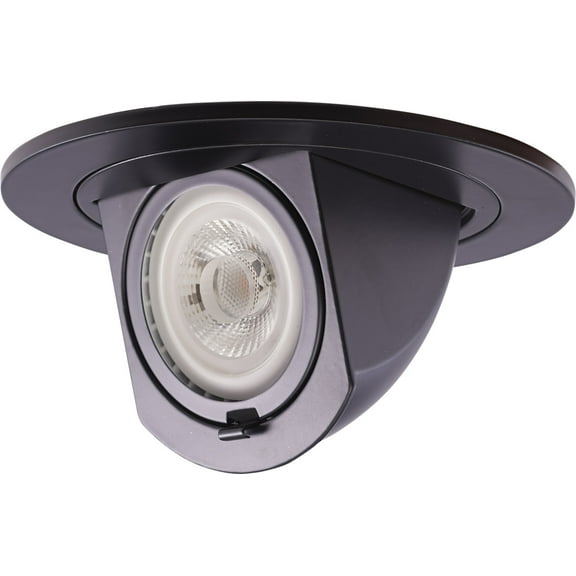 Elco El1497 4" Bi Pin Adjustable Pull Down Trim - Black