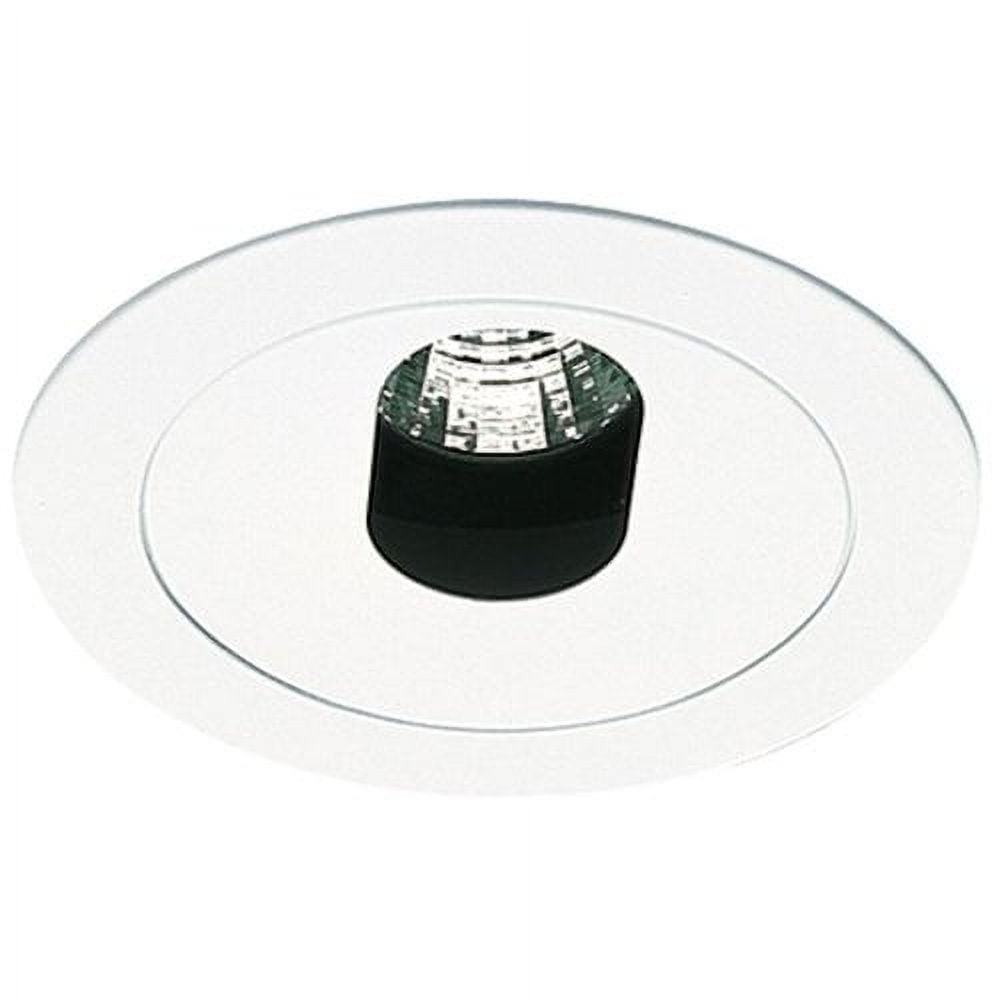 Solaris 4'' White LED Glass Recessed Trim with Adjustable Beam