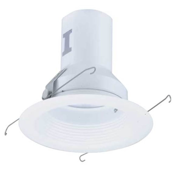 Elco EL511W 5" Metal Splay Baffle For 75W Bulbs - White