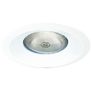 Elco El308w 6" White Open Splay For 75W Bulbs - White