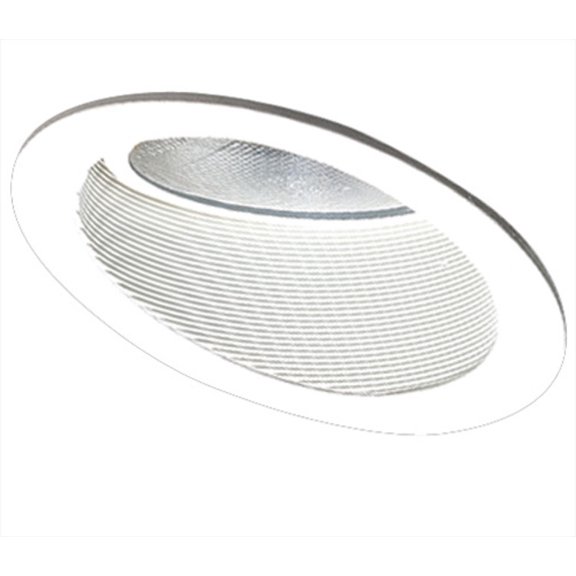 Elco EL626W 6" Sloped Phenolic Baffle - White