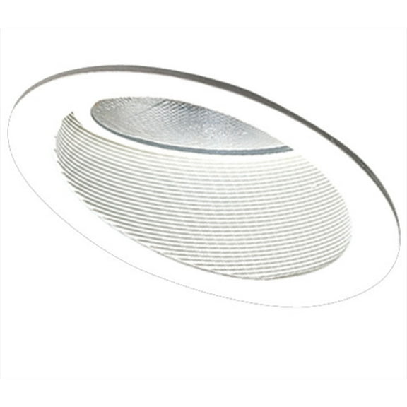 Elco El624 6" Sloped Phenolic Baffle - White