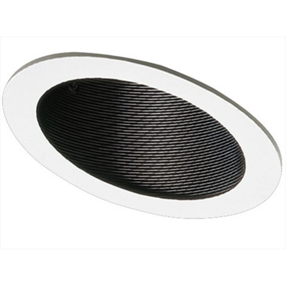 elco lighting slope ceiling baffle 6'' recessed trim