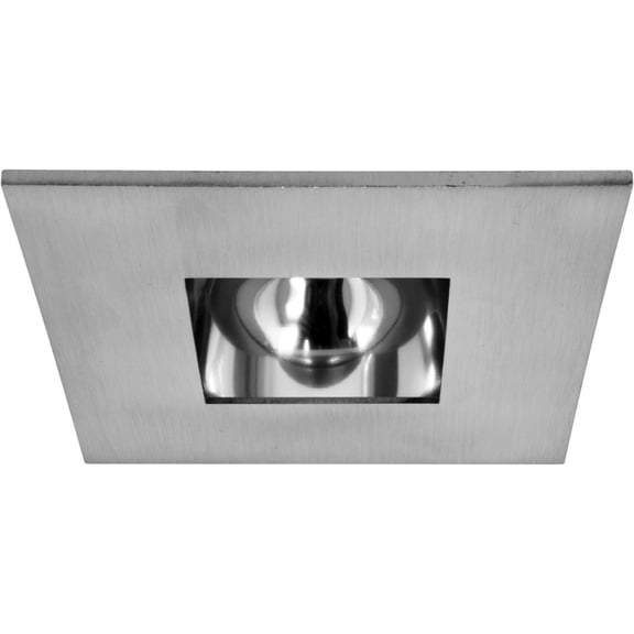 Elco El2382 3" Die-Cast Square Pinhole Trim - Chrome / Nickel