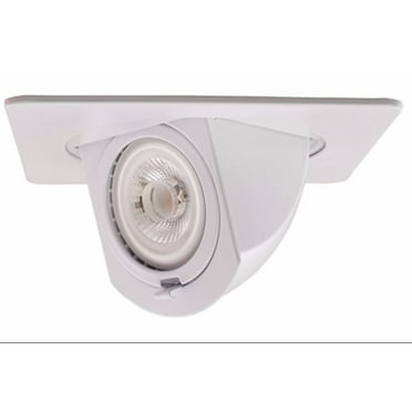 Elco El2497 4" Bi Pin Adjustable Pull Down Trim - White