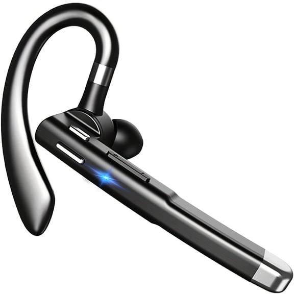 Elcxiorz Wireless Earphone, BT5.4CVC8.0 Dual Microphone Noise Cancelling Hands-free Earphone, 200 Hours Of Talk Time for IOS Android, Compatible Mobile Phone Home Office Meeting Driving