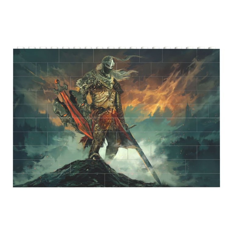 Elden Ring Building Brick Block Puzzle Rectangle Shaped ,Jigsaw