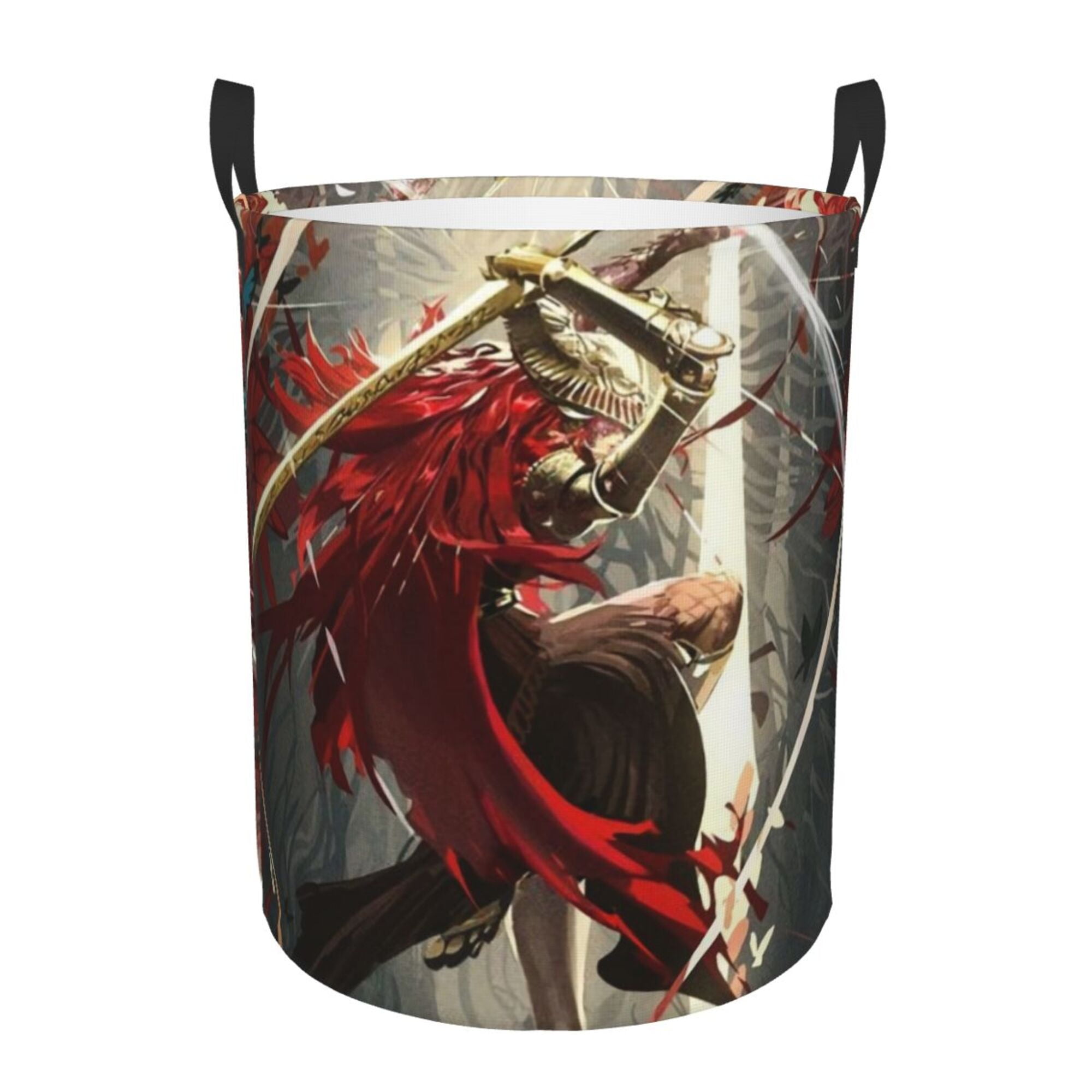 Elden Ring Laundry Hamper Basket, Waterproof Collapsible Circular