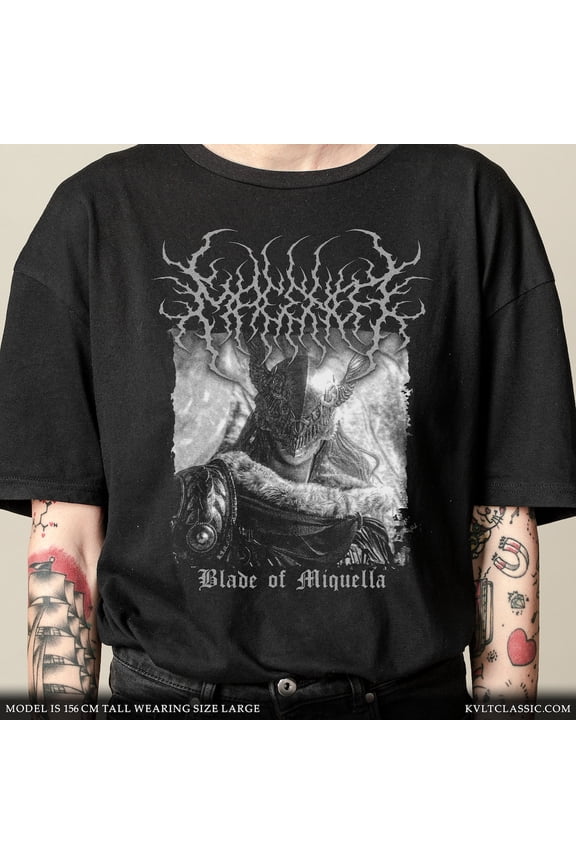 Elden Ring Malenia T-Shirt, Metal Band Style FromSoftware Unisex Game Shirt