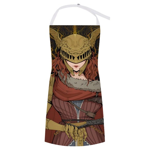 Elden Ring Pattern Apron Fashionable And Durable The Focus Of Gatherings The New Favorite In The Kitchen Showcasing Personal Taste