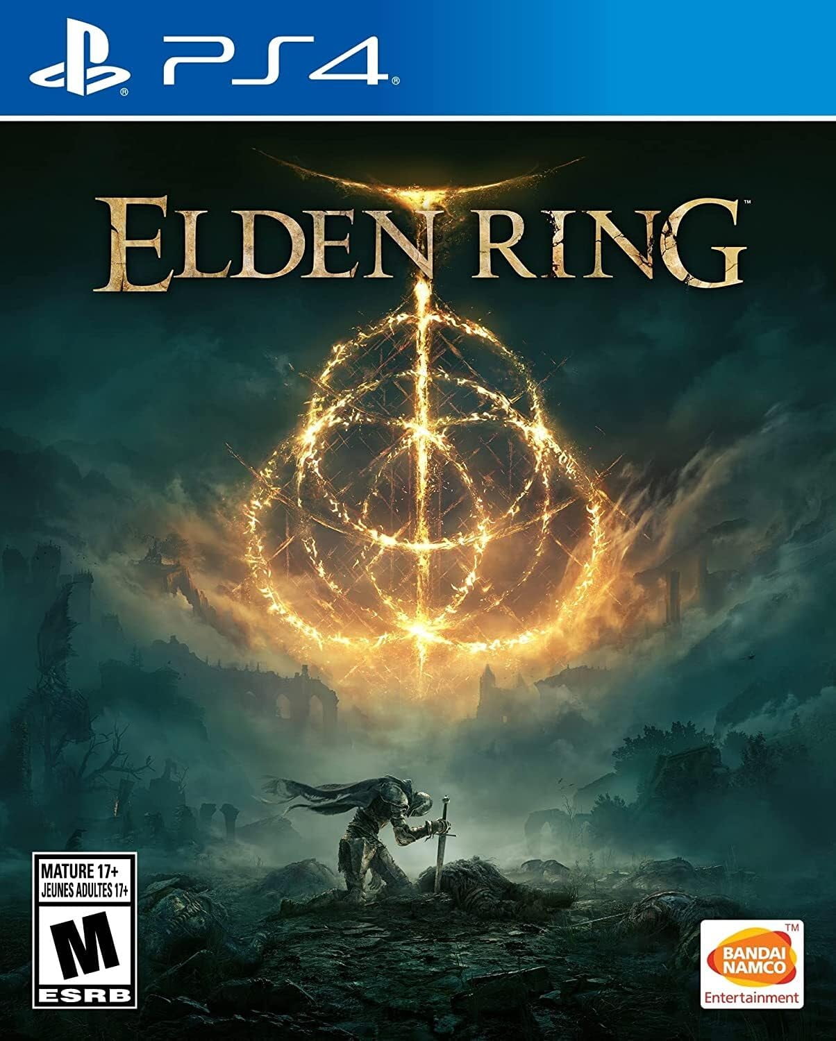 Walmart savings: Free Shipping! Bandai Namco Elden Ring PlayStation 4 Action RPG with Vast Fantasy World and Deep Gameplay